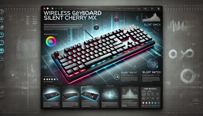 wireless gaming keyboard silent cherry mx
